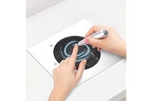 Powerful 80W Nail Dust Collector Built in Table Desk Nail Vacuum Cleaner Professional Table Embedded Dust Extractor Vacuum Bu