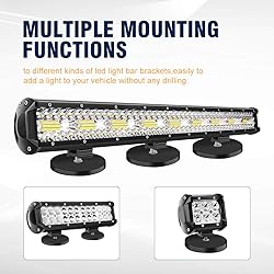 Magnetic Base LED Light Bar Mounting Brackets