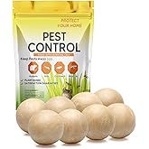 Pest Control, Rodent Repellent Indoor, Mouse Repellent, Spider Repellent, Mice Repellent Indoor, Rat Repellent Outdoor, Peppermint Balls for Rodents, Ants, Roach, Pest Repellent,Safe for Kids/Pets-8P