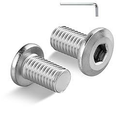 BNUOK M6-1.0 x 8mm Flat Head Hex Socket Cap Screws