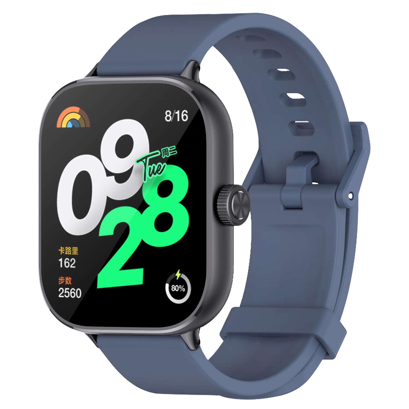 CHULN Strap for Xiaomi Mi Band 8 Pro/Redmi Watch 4 ，Replacement Waterproof Breathable Sweat Resistant Breathable Silicone Coloured Bracelet Redmi Watch 4 / Mi Band 8 Pro Strap