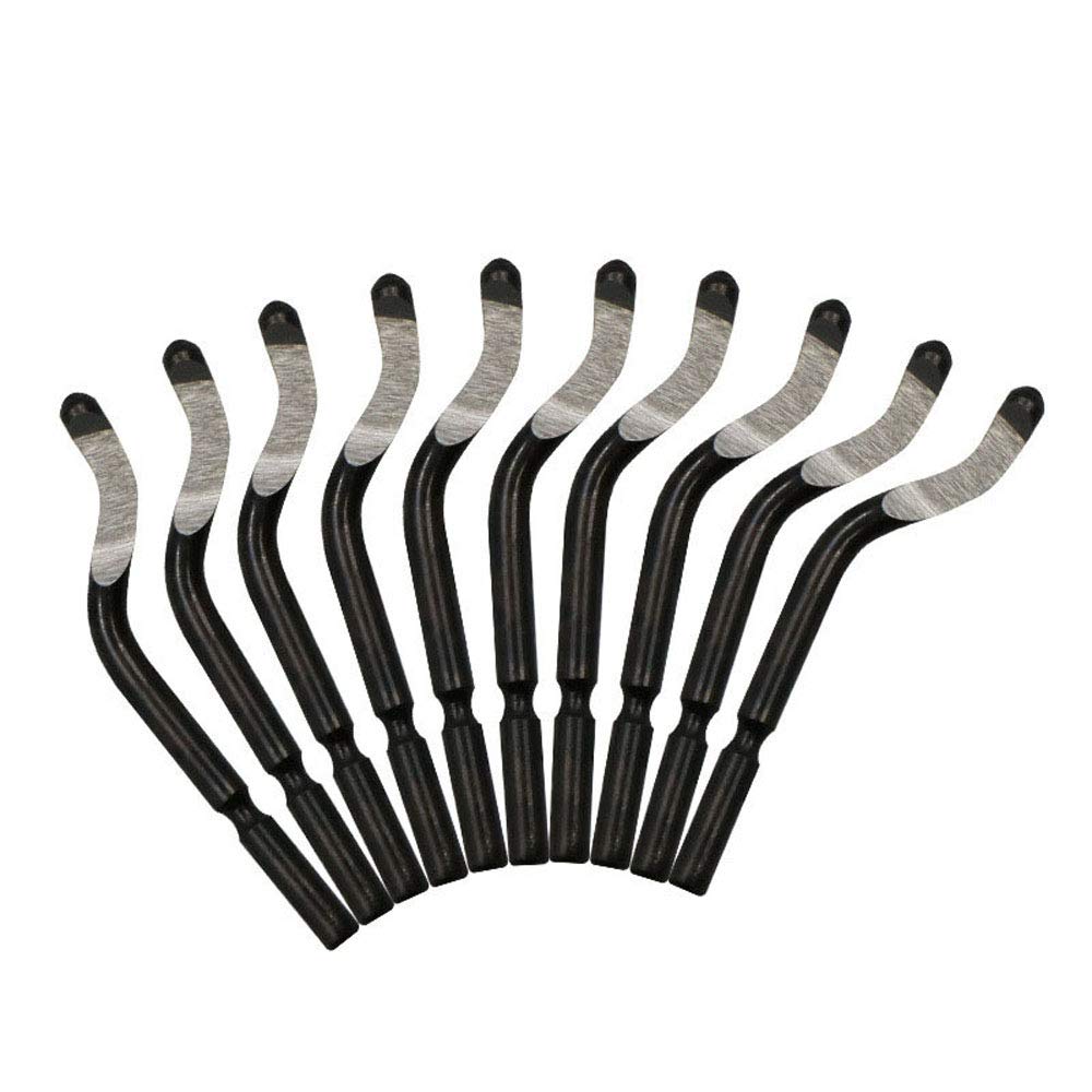 Deburring Tool, Deburring Tool Kit, Hand Deburring Tool Set, with 10 Pieces of Deburring Blades