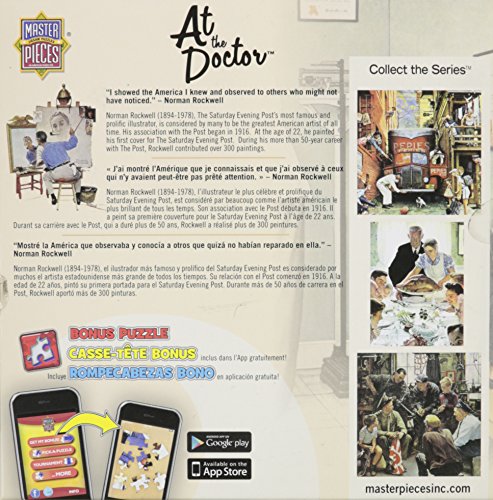 MasterPieces Saturday Evening Post Norman Rockwell At The Doctor's Jigsaw Puzzle, 1000-Piece