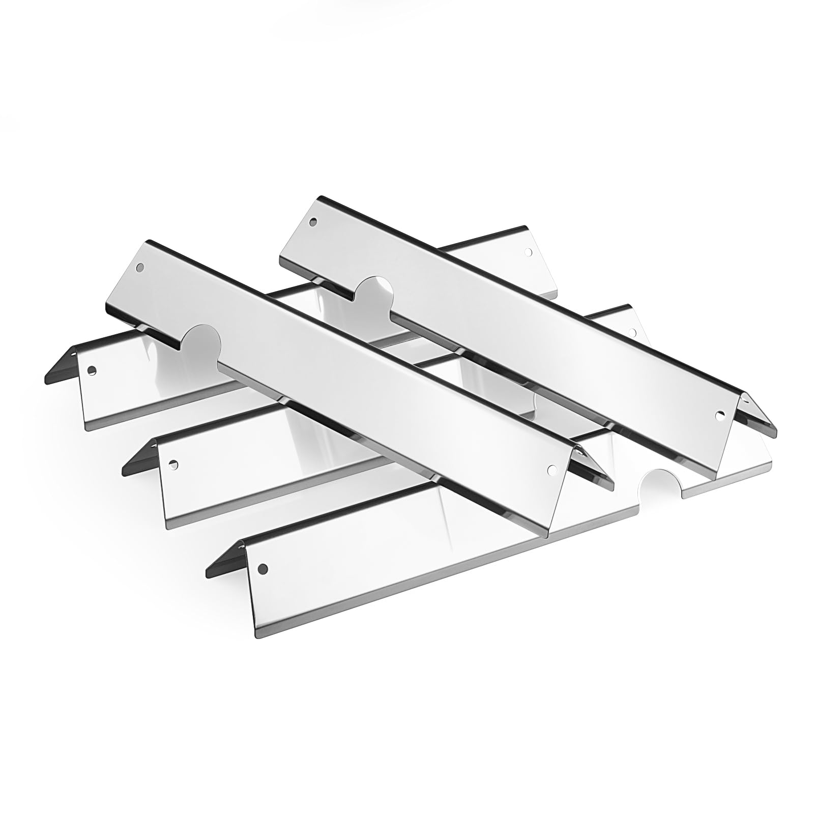 66032 Edelstahl Flavorizer Bars für Weber Genesis II/LX 300, Aromaschienen für Weber Genesis GS4 II LX E/S-340 E-310 E-315 E-335 E-330 S-335 Grills, 43.5cm Heizplatten Ersatz für Weber 66032/66795