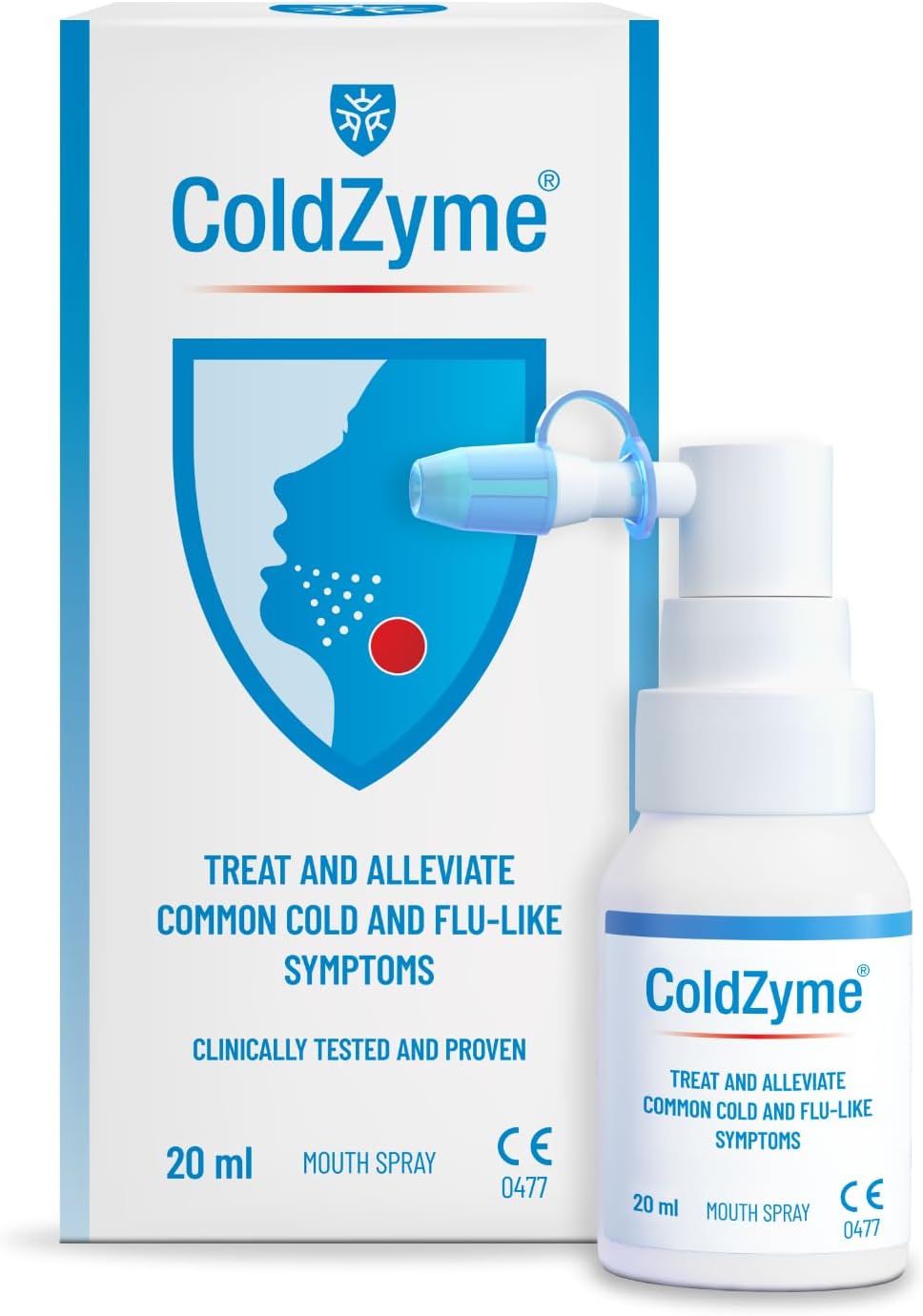 ColdZyme Mouth & Throat Spray 20 ml Reduces Cold Duration Menthol