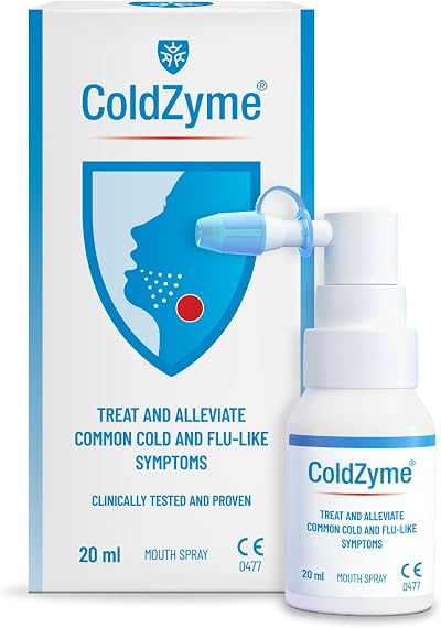 ColdZyme Mouth & Throat Spray 20 ml Reduces Cold Duration Menthol