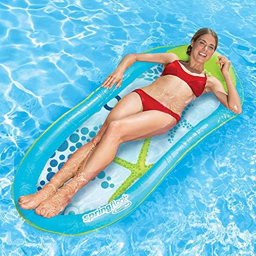 Salveo Swimways 6045230 Graphic Prints Floats (Aqua Starfish)