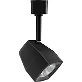 Square Integrated LED Track Head, LED, 2700 K, 90CRI, Black, Master Pack of 2