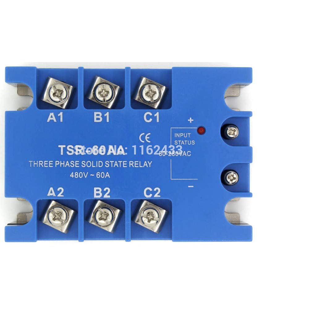 Three Phase 3 Phase DC AC Solid State Relay SSR20A 20A 332VDC/480VAC