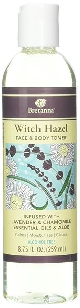 BRETANNA WITCH HAZEL TONER LAVENDER CHAMOMILE, 8.75 FL...