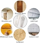 NORTHERN BROTHERS Picture Hooks 60 PCS Non-Trace Hard Wall Hanger Set White view 3