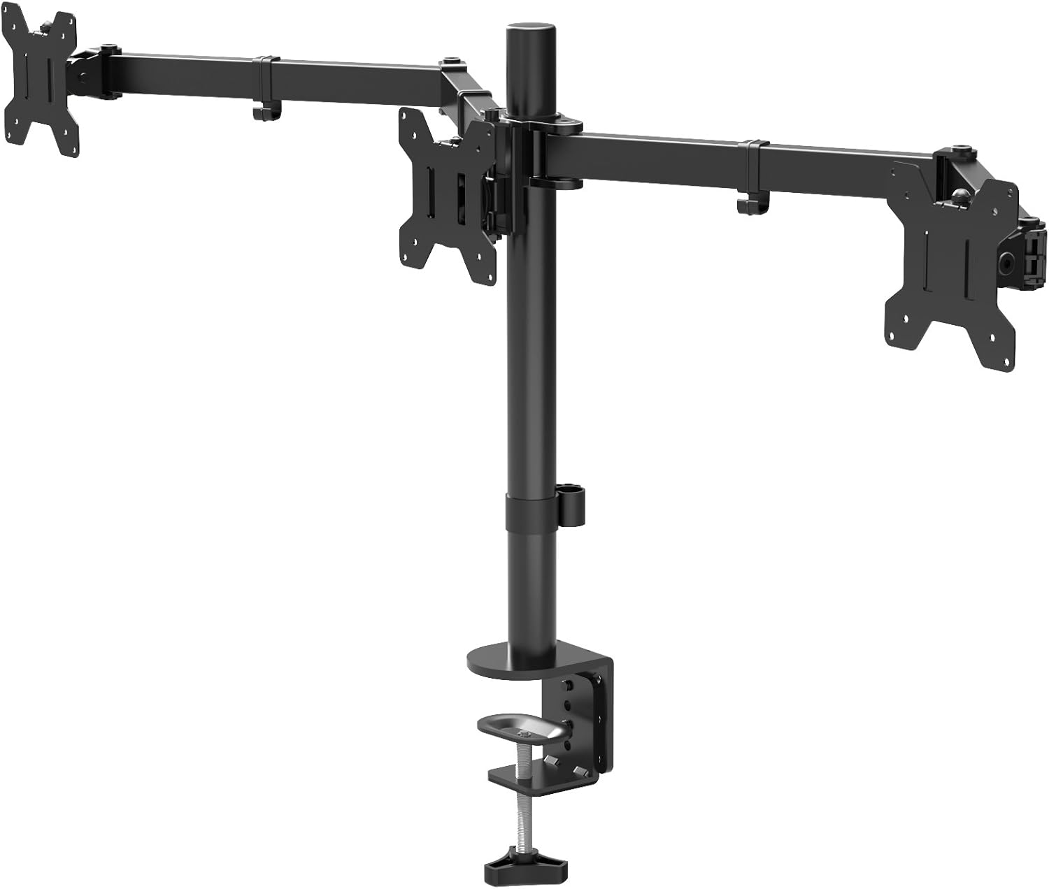BONTEC Triple Arm Desk Mount LCD LED Computer Monitor Bracket Stand 13