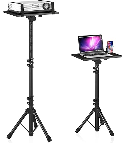 Samson LTS50 Heavy Duty Laptop Stand w/Tripod Base, Tilt Platform
