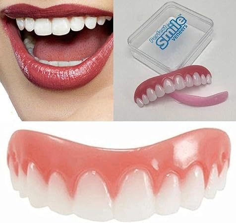Takestop Rivestimento Denti Smile Denti Bianchi Gengive Perfetti Per Un Sorriso Perfetto Copri Denti Superiore Uomo Donna Uso Quotidiano Amazon It Elettronica