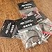 M MAKA Flat Low Profile Guitar Patch Cable 6 inch for Effects Pedals, 1/4 inch Right-Angle, Black, 3-Pack New Version