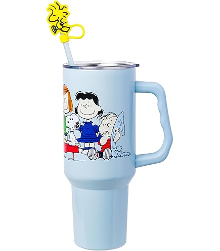 Tervis Peanuts Trinkflasche 680ml – Mit Snoopy & Woodstock, Isoliert & BPA-frei!