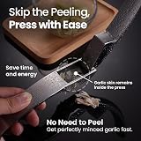 Gourmet Easy Garlic Press Stainless Steel Detachable Handle, No Peel view 6