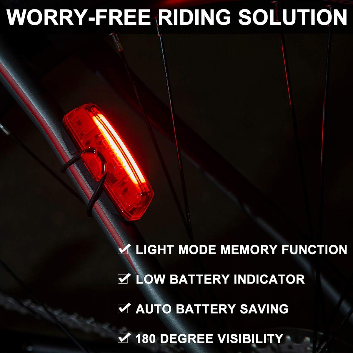 discover bike back light