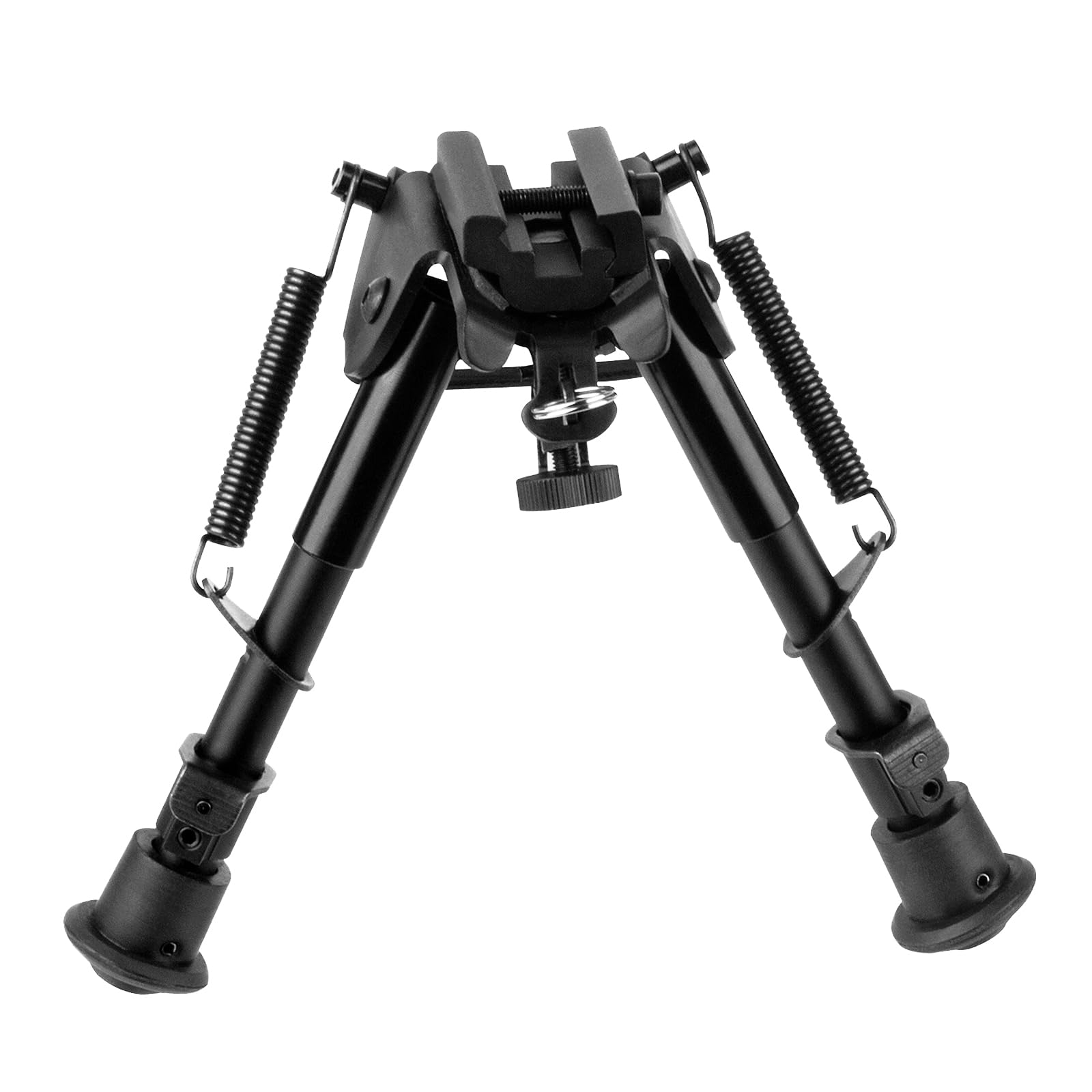 ToopMount Rifle Bipod 6-9" Tactical Adjustable Spring Return Bipod with Swivel Stud Mount Fit 20mm Picatinny/Weaver Rail for Rifle
