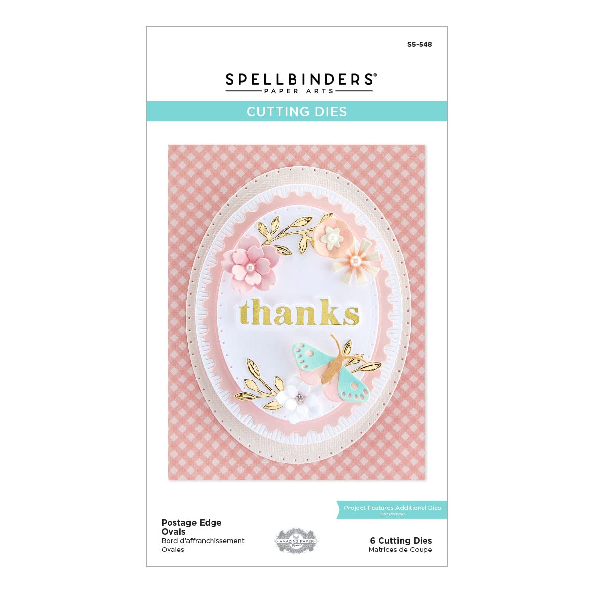 SPELLBINDERS Postage Edge Ovals