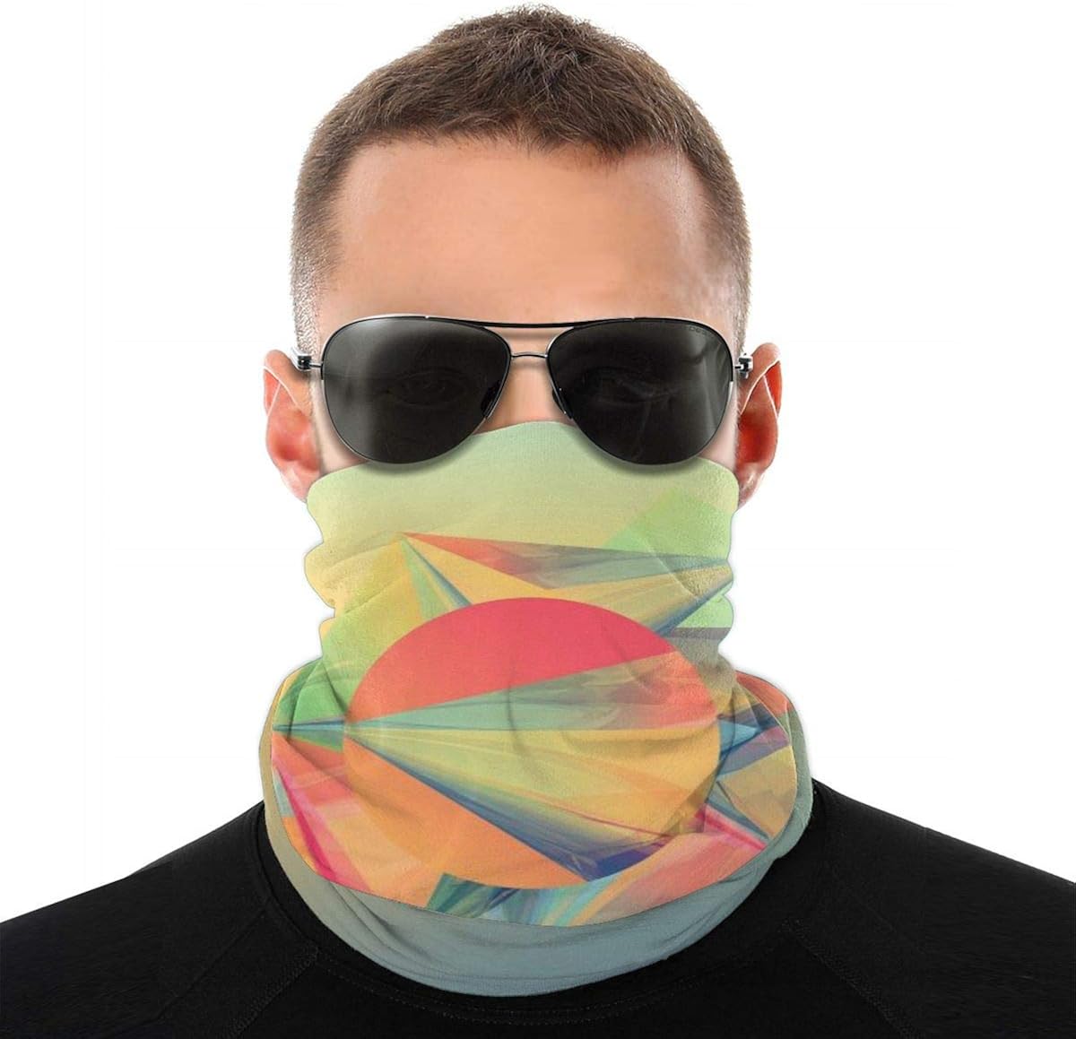 Unisex Head Wrap Scarf, Face Turban Headband Mask, Nature Butterfly Neck Gaiters Bandana for Outdoor Sport