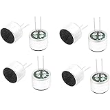 uxcell 10mmx7 mm Through Hole Mini Electret Microphone Condenser Pickup (Pack of 8)