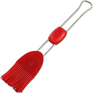 Dr. Oetker Silikon-Backpinsel Flexxibel, Küchen-Pinsel mit Silikon-Borsten, hochwertiger Bratpinsel aus Platinsilikon - hitzebeständig bis 230 Grad (Borstenbreite: 3,7 cm), Menge: 1 Stück
