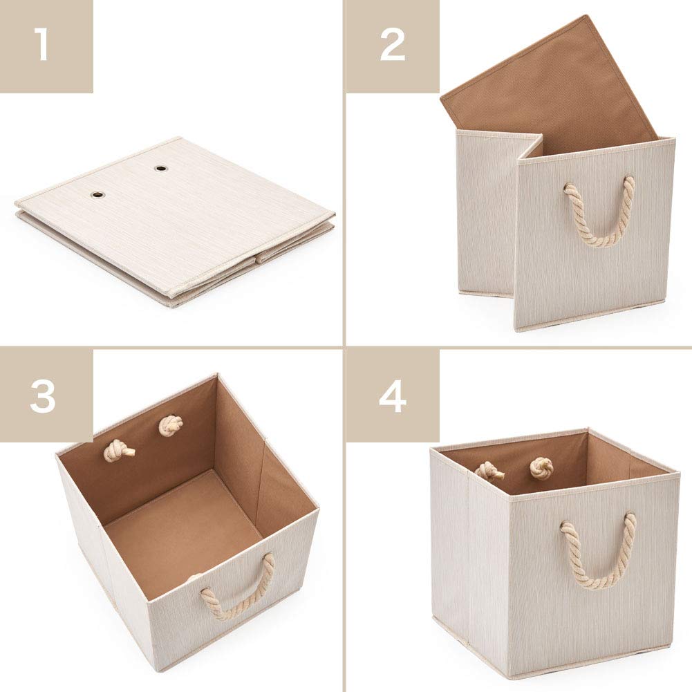 Almacenamiento y organización EZOWare 4 pcs Cajas de Almacenaje 30.5 x