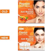 VLCC Papaya Fruit Facial Kit for Glowing Blemish Free Skin - 60g view 2