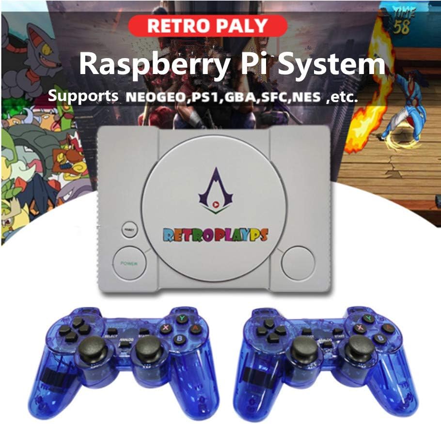 Retro High-definition Game Consoles Raspberry Pie HD Game Consoles 50 Emulator Player Consoles Retro Games Bulit In 7000 double Gamepads