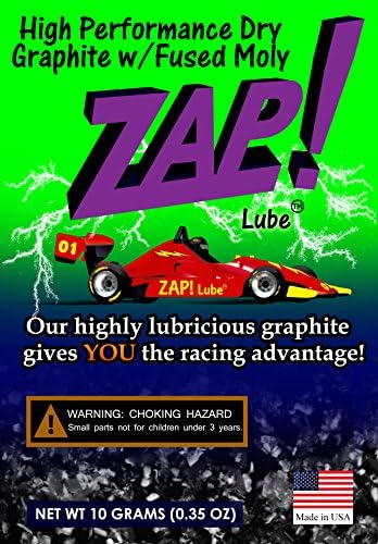 Pinewood Derby Graphite with Fused Moly Additive, An Excellent Lubricant for Your Cub Scout Pinewood Derby, Awana or YMCA Race Cars.
