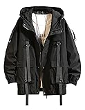 Nutriangee Mens Hip Hop Streetwear Windbreaker