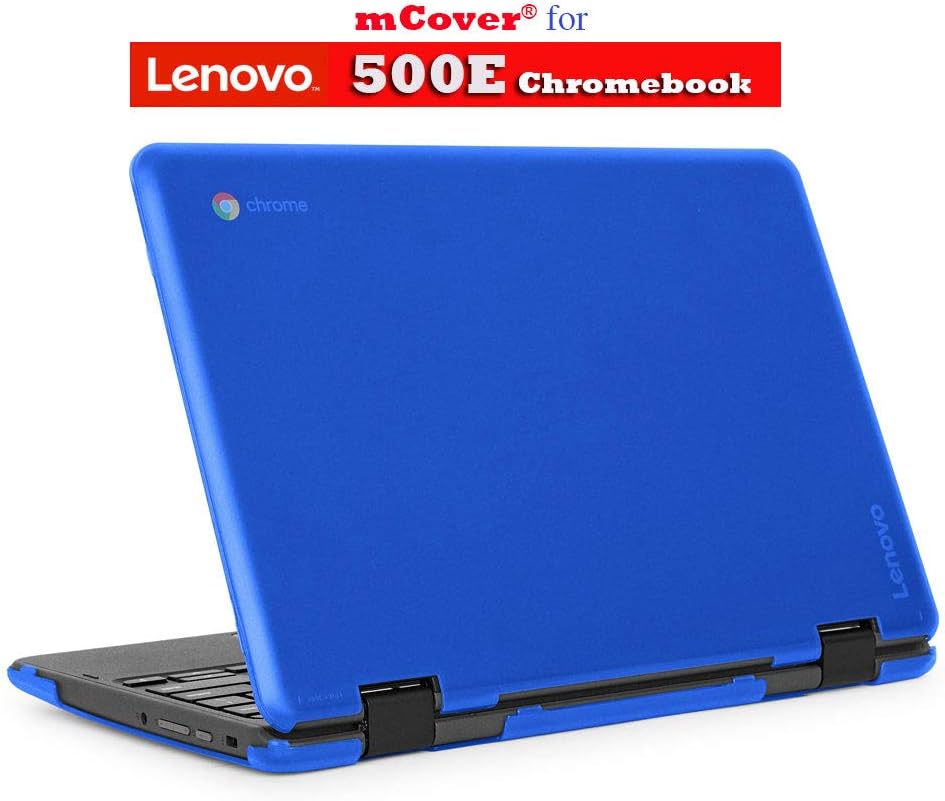 mCover Hard Shell Case for 2018 11.6" Lenovo 500E Series 2-in-1 Chromebook Laptop (NOT Fitting Lenovo N21 / N22 / N23 /100E / 300E / Flex 11 Chromebook) (C500E Blue)