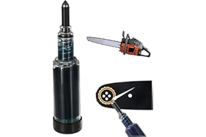 Chainsaw Gas and Bar Oil Combo Can, Chainsaw Bar Grease Gun, Manual Grease Applicator for and Lawn Mower Maintenance, Prefill