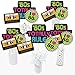 Big Dot of Happiness 80's Retro - Totally 1980s Party Centerpiece Sticks - Table Toppers - Set of 15