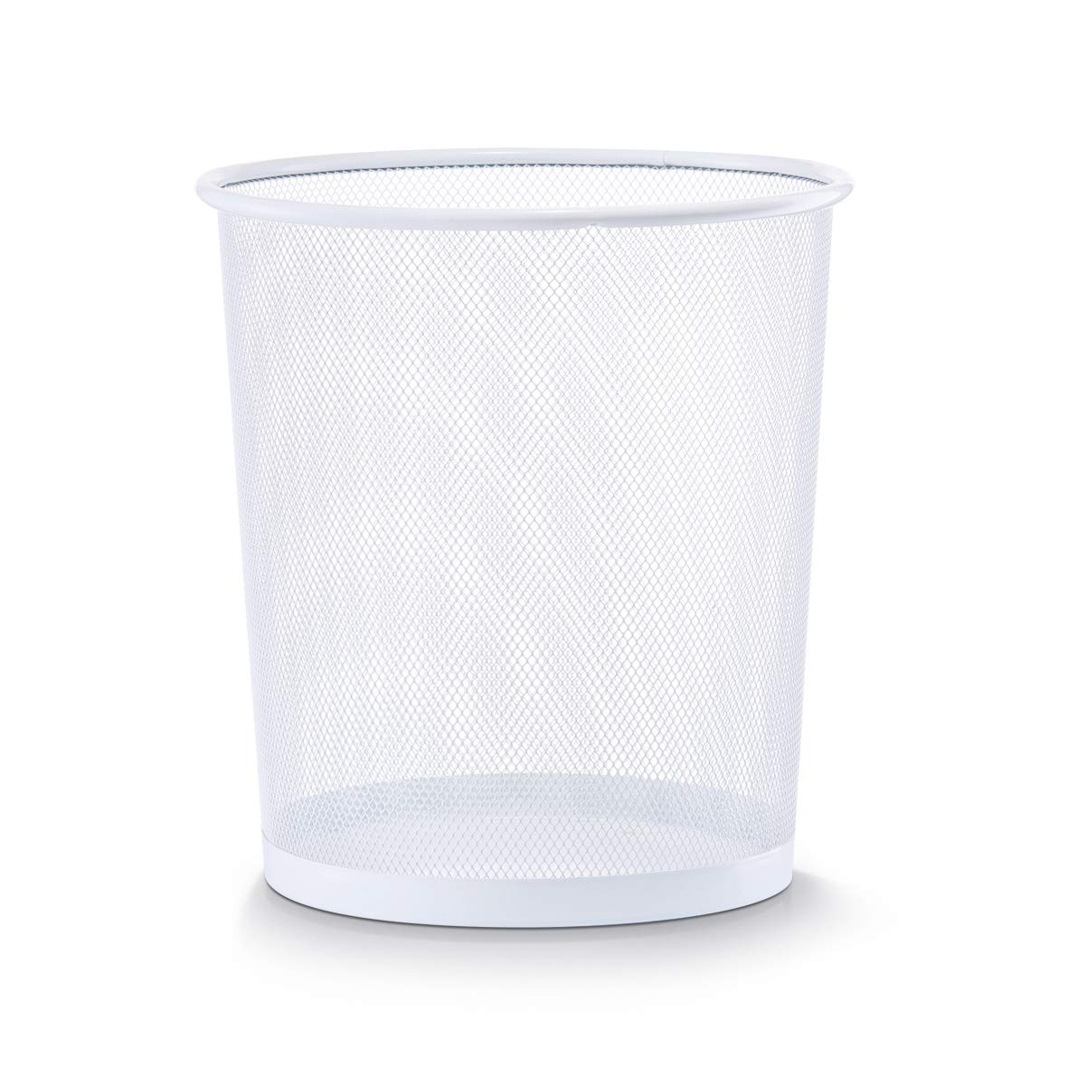 Zeller 17716 Mesh Waste Paper Basket, White, 26 x 28 cm