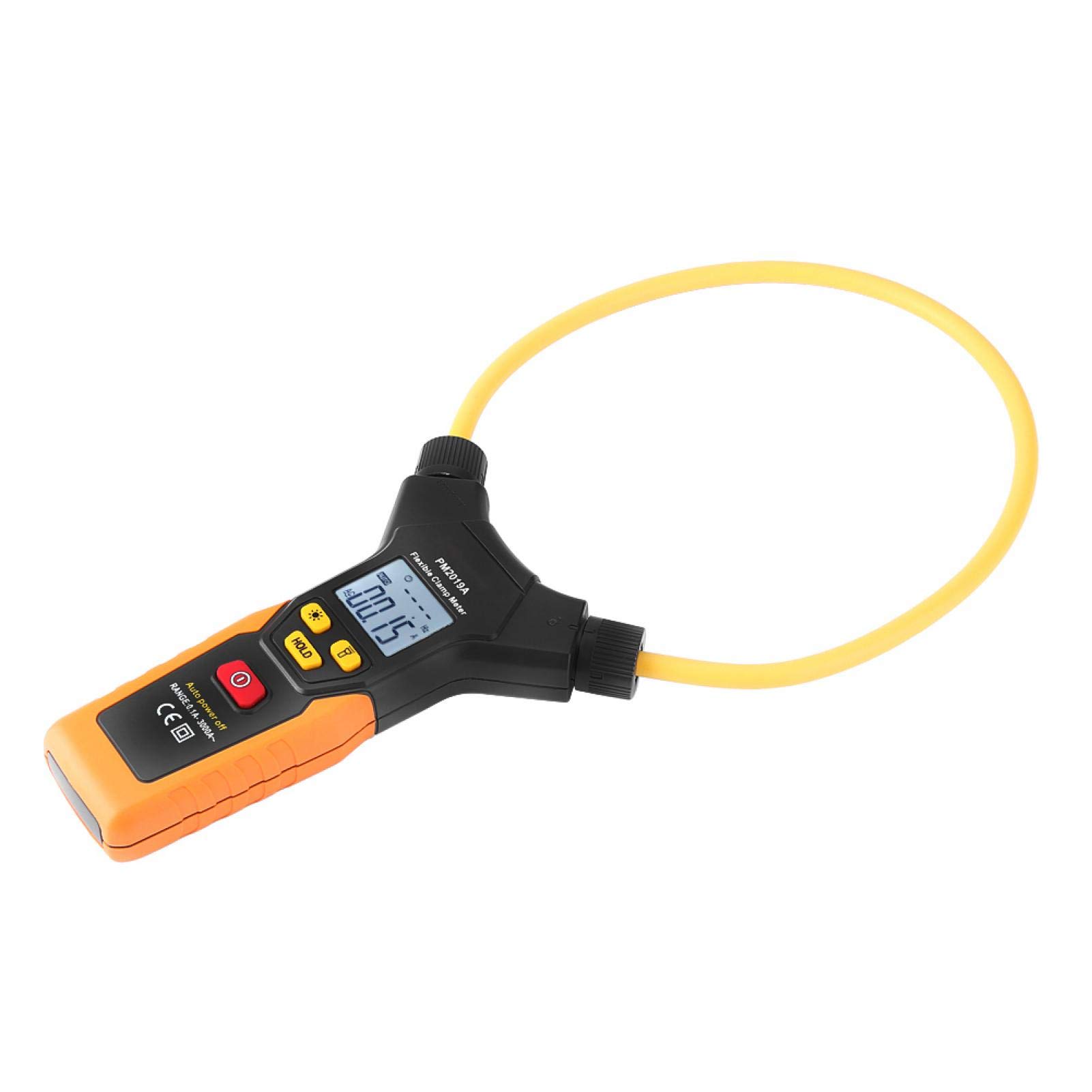 Digital Clamp Meter Multimeter, 2019A/PM2019S Handheld Digital Flexible Clamp Meter 3000A AC Current Multimeter(PM2019A)