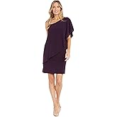 R&M Richards Women's Asymmetrical Elegance Cocktail Dress