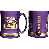 LSU Tigers Coffee Mug - 14oz Sculpted Relief