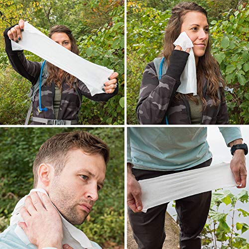 Surviveware Biodegradable Wet Wipes, Face and Body Wipes for Post