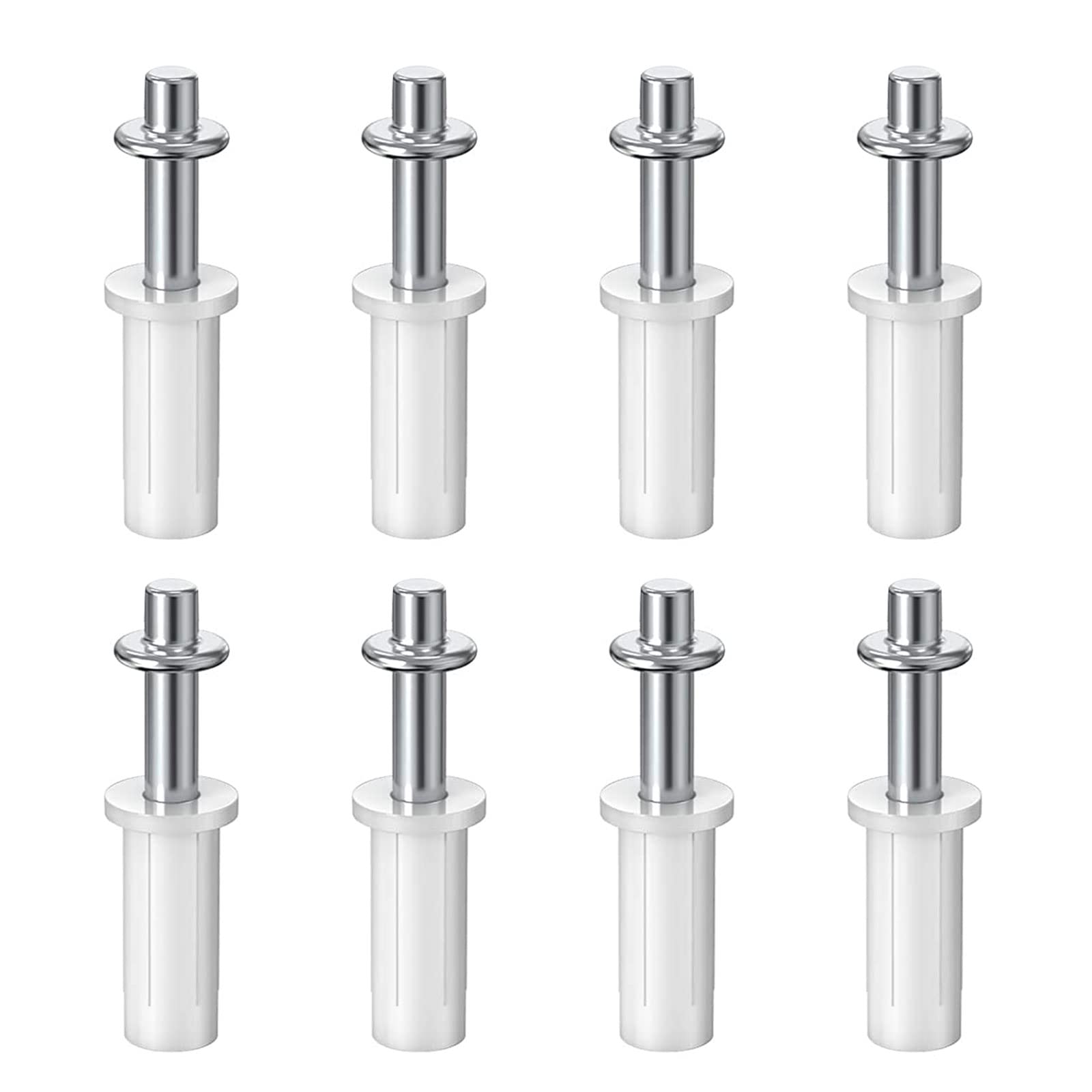 UFURMATE Bi Fold Door Top Pivot, 8 Pcs Spring Loaded Bi Fold Closet Door Top Pivots Carbon Steel Bifold Closet Door Hardware Repair Parts for 1-3/8 Inch Thick Closet Doors