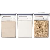 OXO Good Grips POP Airtight Food Storage Containers for Pantry, 6-Piece Set | Stackable Pantry Organization Containers, Airti