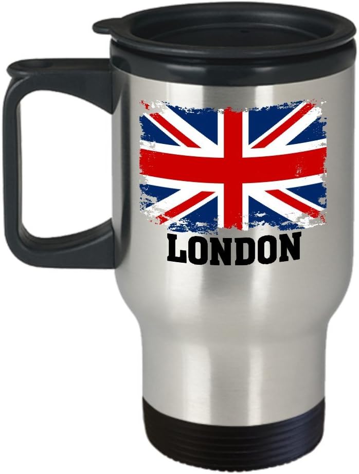 Amazon Com London Flag Travel Coffee Mug Funny Gifts London City England State Flag Hometown Country Pride Travel Souvenir Vintage London Flag Cup Tumbler Kitchen Dining