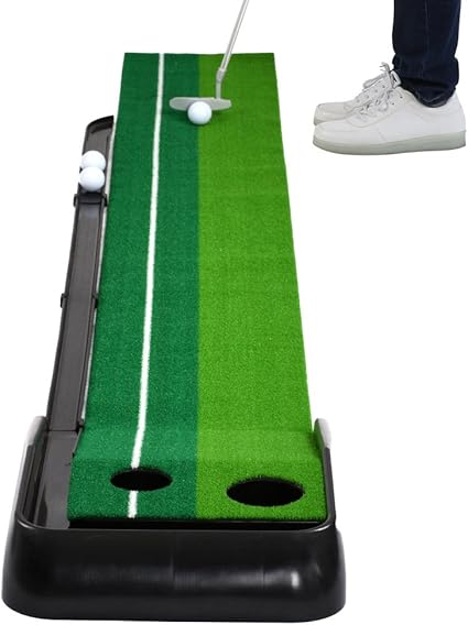 intech 3 hole portable golf putting mat