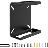 Maozhren Metal Mini PC Mount for Beelink Vesa Mount, for SER5/SER5 Pro/SER5 MAX/S12 Pro/S13/SER6 Pro/SER3/SER4/EQ12/EQ13/Mini S/S12/SEi12/SEi12 Pro, Wall Mount and Under Desk, Easy to Install