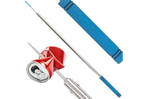 Frebuta Trash Poker Stick,48Inch Trash Picker Upper Grabber High-Duty Stainless Steels Tip Lightweight & Reinforcement Garbage Debris Nabber Litter Picker Grabber Durability Reacher Yard Stick
