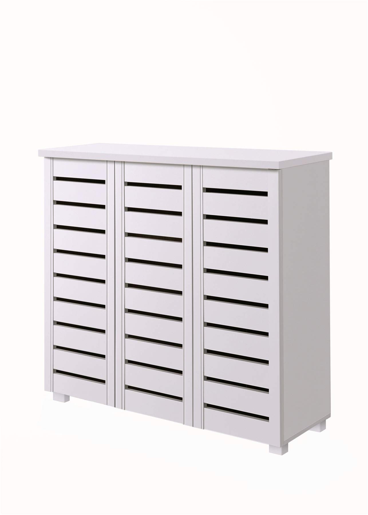 shoe furniture storage with doors on Timber Art Design Shoe Storage Cabinet With 3 Doors In White Contemporary Hallway Furniture Buy Online In Dominica At Dominica Desertcart Com Productid 169110753