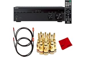Sony STRDH590 5.2 Multi-Channel 4k HDR AV Receiver with Deco Gear HDMI Cable Bundle