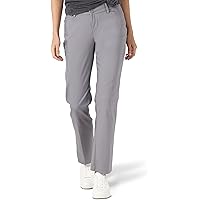 Lee Women's Modern Series Lita Curvy Fit Straight Leg Pant, Black, 4 at  Amazon Women's Clothing store