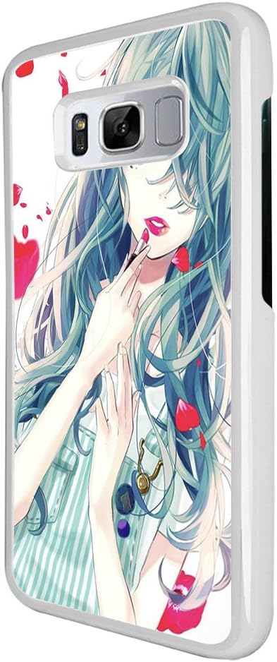 003055 Anime Manga Girl Lipstick Design For Samsung Galaxy S8 Fashion Trend Case Protective Cover Plastic Thin Metal White Amazon Ca Cell Phones Accessories